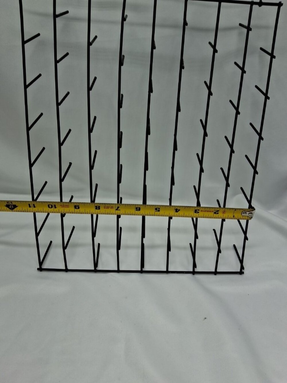 Cute Kitschy Thread Sewing Machine Shaped Spool Holder Black Wire Rack, 63 spool - Picture 6 of 7